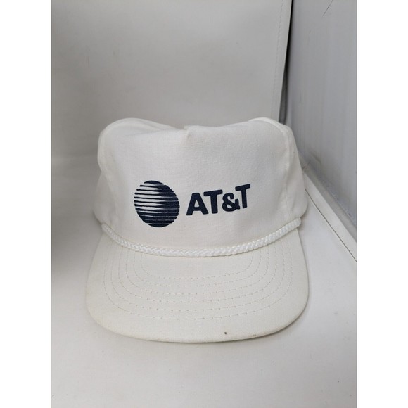 Vintage AT&T Lightguide Fiber Optic Top Gun Employee Baseball Cap Hat Lot - Picture 4 of 16